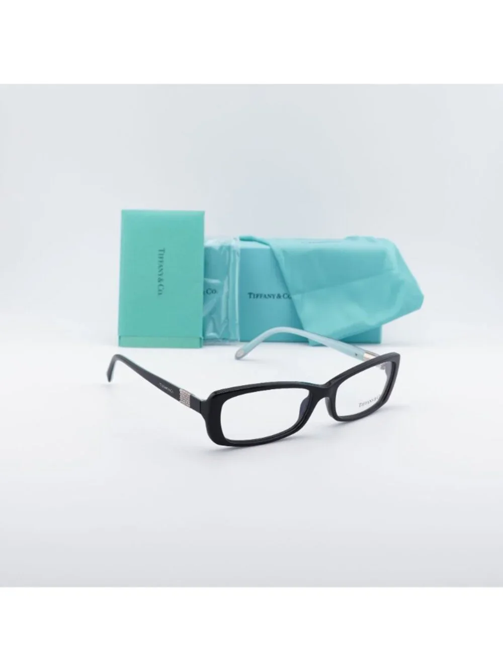 Tiffany & Co TF2070-B 8001 Eyeglasses Black 53mm Rectangle
